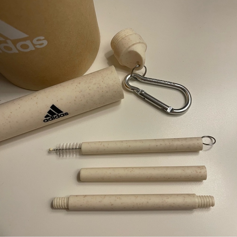 NEW ADIDAS REUSABLE STRAWS - Picture 2 of 5